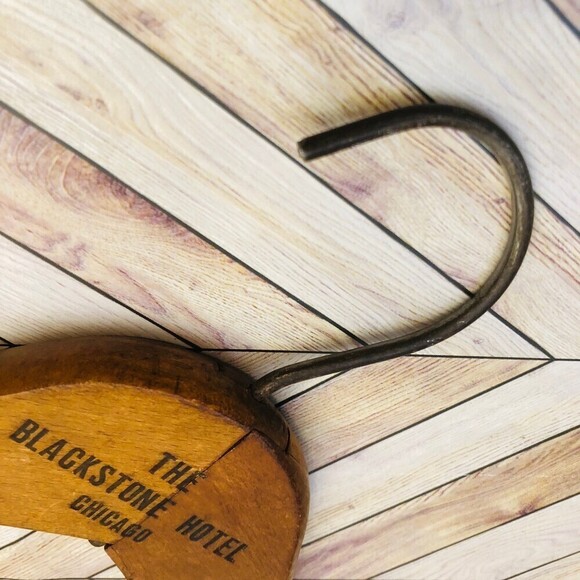 Vintage Hotel Wood Hanger - Chicago - Picture 9 of 9
